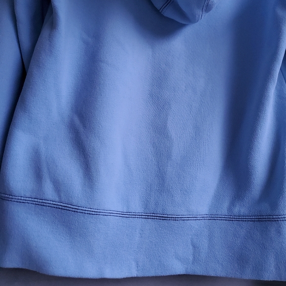 LIMITED TOO Authentic Y2K Baby Blue Text Graphic Pullover Half-zip Hoodie ❄⛄ - Picture 14 of 16